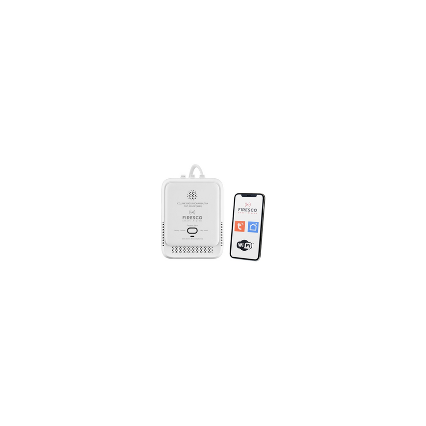 Dujas noplūdes sensors propāns-butāns Firesco (LPG) JY-ZL2010W Wi-Fi Tuya Smart Life