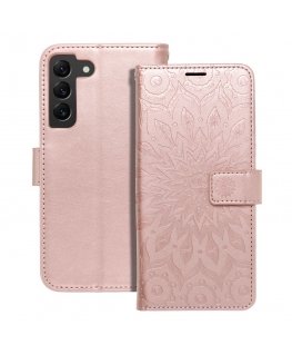 Dėklas Oem LUNA Book Gold skirtas Samsung Galaxy A32 5G, auksinės spalvos.
