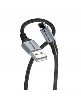 Verbatim 31843 USB kabelis USB 2.0 1,2 m USB A USB C Melns
