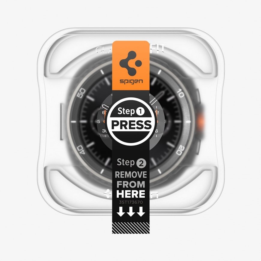 Spigen GLAS.tR EZ Fit Watch 8 Classic (46mm) Screen Protector – 2