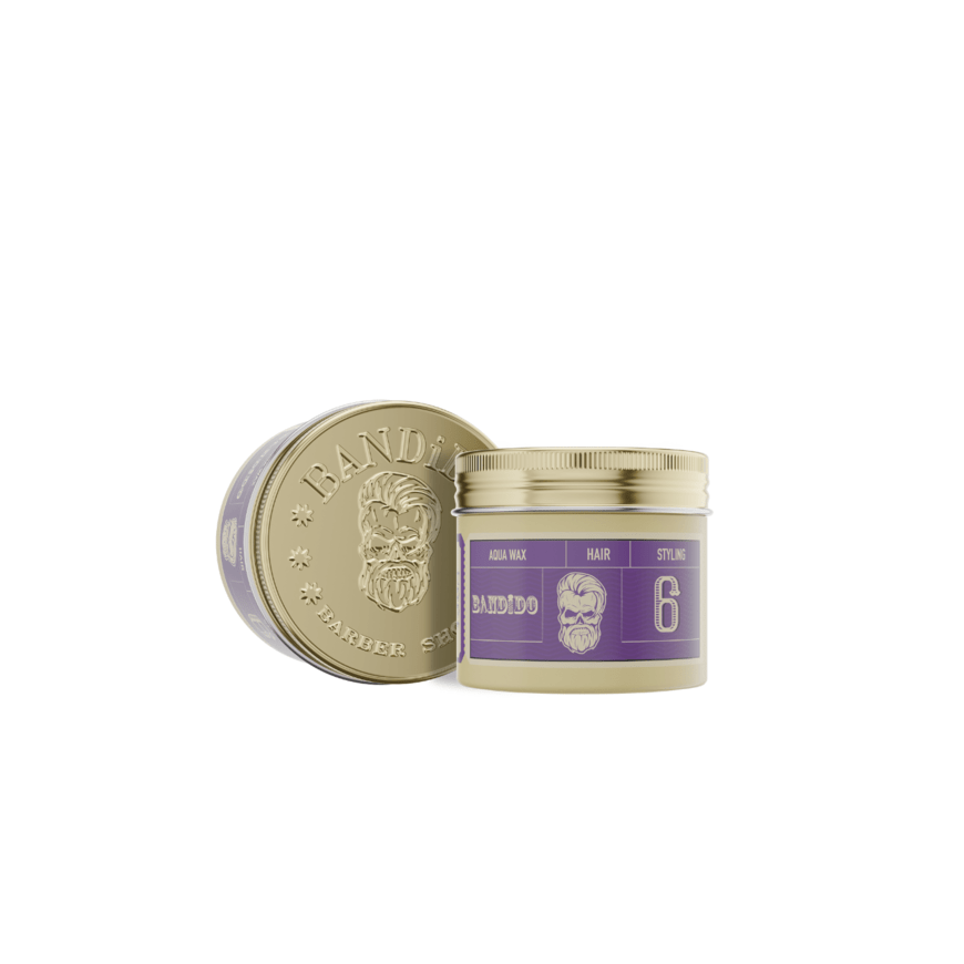 Bandido Cosmetics Bandido Aqua 6 Wax Matu veido vasks, Medium Violetta, 125ml – 2