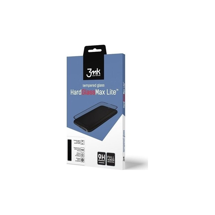 3MK HardGlass Max Lite Motorola P30 musta