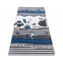 Коврик VINEA GEOMETRIC3 синего цвета 140x190 от Hakano Коврик VINEA GEOMETRIC3 синего цвета 140x190 от Hakano