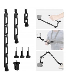 Neewer Aluminum Alloy Extension Arm (11.8”/6.5”/3.3”) Set