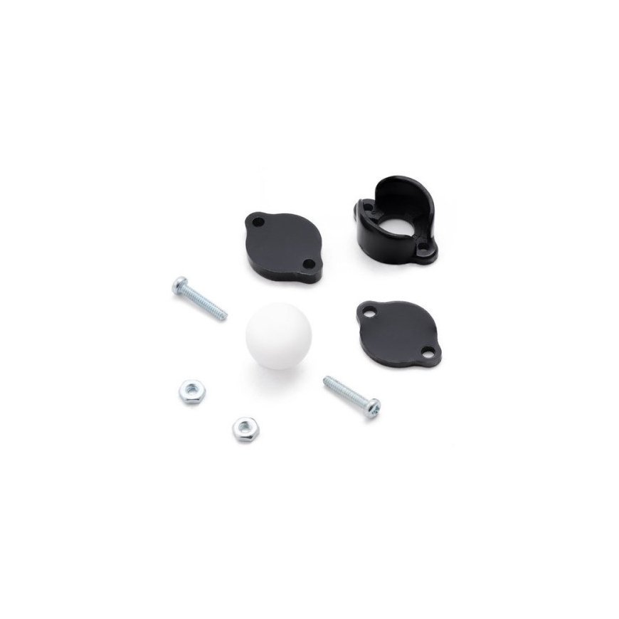 OEM Pololu cylindrical wheel with a plastic ball of 12.7 mm diameter. – 2