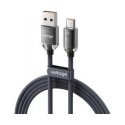 VOLTAGE USB-A / USB-C kabelis Spriegums Jauda Ekrāns 66W 100cm Melns VOLTAGE USB-A / USB-C kabelis Spriegums Jauda Ekrāns 66W 100cm Melns