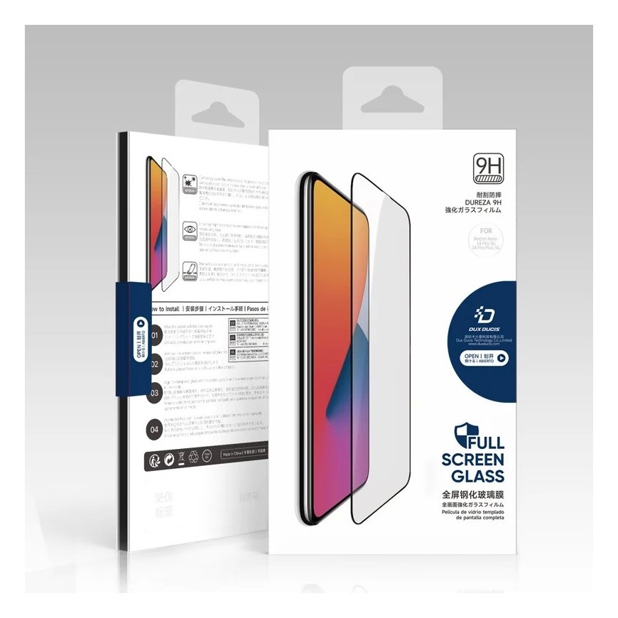 Dux Ducis CURVED LCD suojaustuubi Xiaomi Redmi Note 14 Pro 5G/Note 14 Pro Plus 5G musta