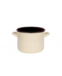 Altom Design taisnstūra katls 1,5l dia.14cm h.11cm krēmkrāsā/iekšpuse tumša