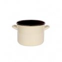 Altom Design tiesus puodas 1,5l dia. 14cm h. 11cm kremas/viduje tamsus