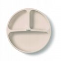 Colorovo BabyOno силиконовая тарелка противоскользящая кремовая 1482/04