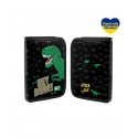 Form pencil case with one compartment, two flaps YES HP-04 "Hey dude!", black color. Form pencil case with one compartment, two flaps YES HP-04 "Hey dude!", black color.