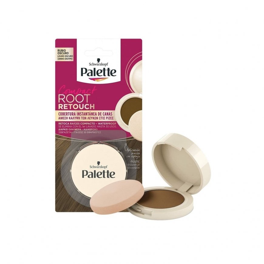 Root Touch-Up Schwarzkopf Palette Compact Root Retouch Dark for Light Hair