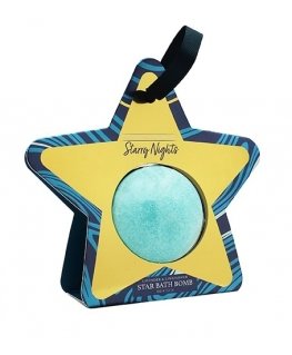 Indulgent Bathing Co. Zvaigžņotās Naktis Zvaigžņu Vannas Bumba 100g