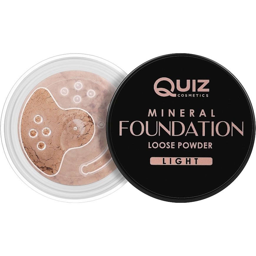 Quiz Cosmetics matējošs caurspīdīgs pūderis N°02, 10 g