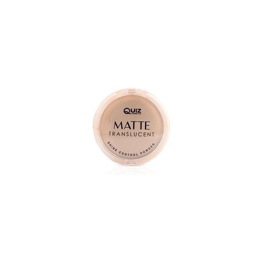 Quiz Cosmetics Mattapintainen Läpinäkyvä Puuteri N°02, 10 g – 2