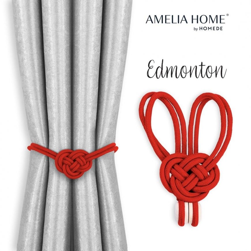 AmeliaHome CURTBIN/AH/EDMONTON/Sarkans/2PCS