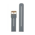Pacific Guminis dirželis smartwatch'ui 18mm - oranžinė/sidabrinė Pacific Guminis dirželis smartwatch'ui 18mm - oranžinė/sidabrinė