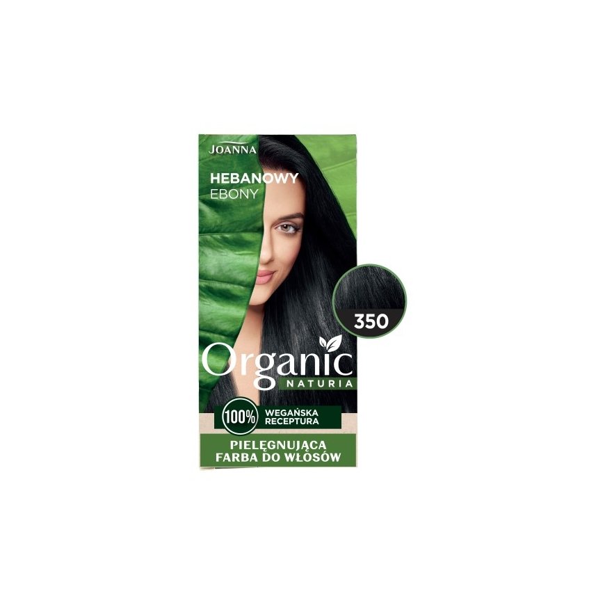 Joanna Naturia Organic Permanent Hair Color Cream 350 Ebony – 2