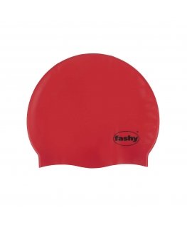 Fashy Sporta silikona matu cepure 3040 40 sarkana