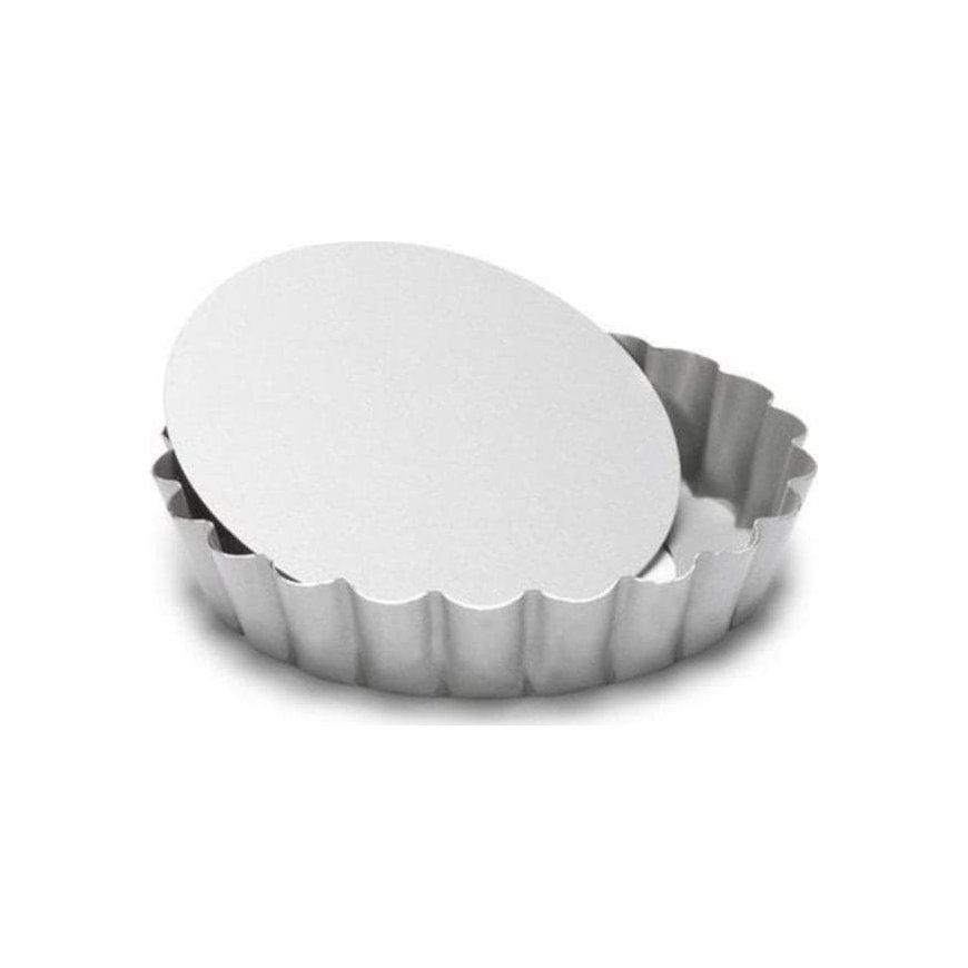 PATISSE Sidabrinis-TOP Mini torto skarda, quiche su nuimamu pagrindu 10 cm