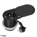 Orno mēbeļu kontaktligzda ?6cm, iebūvējama galda virsmā ar slīdošo vāciņu, USB lādētājs un 1,9m kabelis, 1x2P+Z (Franco), 2xUSB Orno mēbeļu kontaktligzda ?6cm, iebūvējama galda virsmā ar slīdošo vāciņu, USB lādētājs un 1,9m kabelis, 1x2P+Z (Franco), 2xUSB