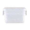 Orplast Antibakteeriset neliöruokakontit, 600 ml, 3 kpl sarja. Orplast Antibakteeriset neliöruokakontit, 600 ml, 3 kpl sarja.
