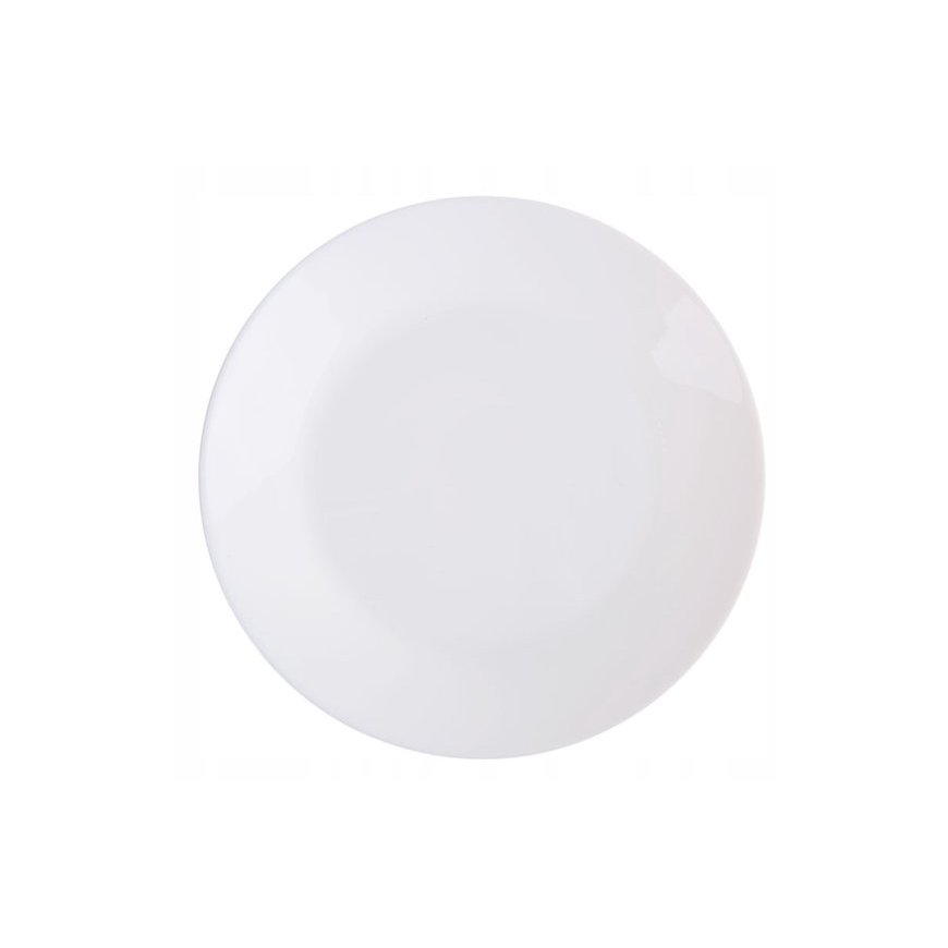 Zelie-päivällislautassarja 6 hengelle, 25 cm, valkoinen, LUMINARC