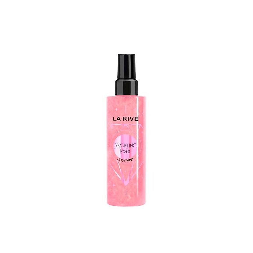 LA RIVE Духи для тела с блестками SPARKLING ROSE, 200 мл