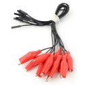 OEM Maketavimo laidai su krokodilais - 10 vnt. OEM Maketavimo laidai su krokodilais - 10 vnt.
