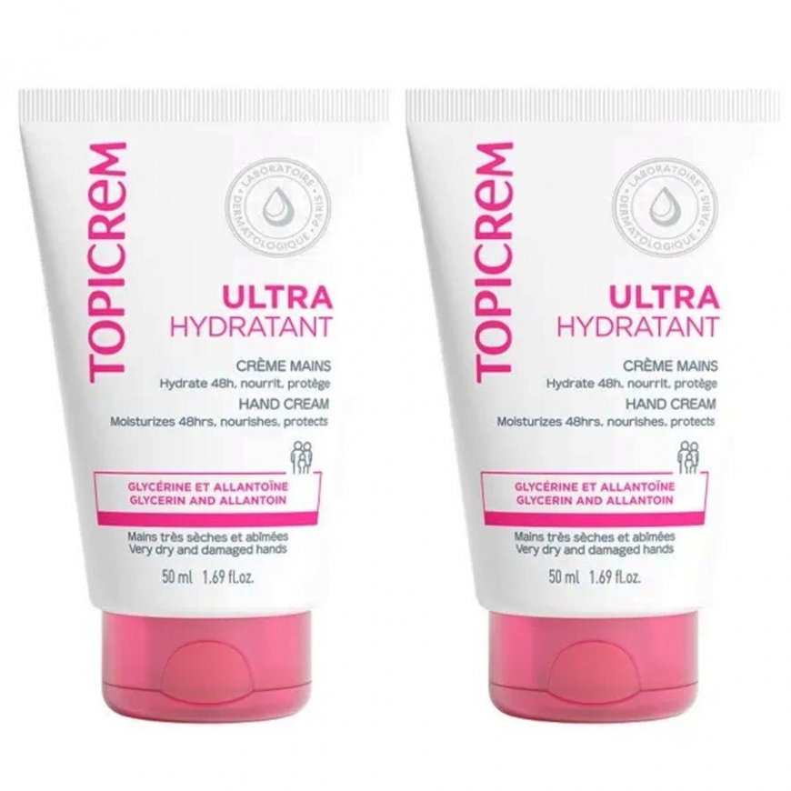 Topicrem UH Ultra Moisturizing Hand Cream 2 x 50ml Pack – 2