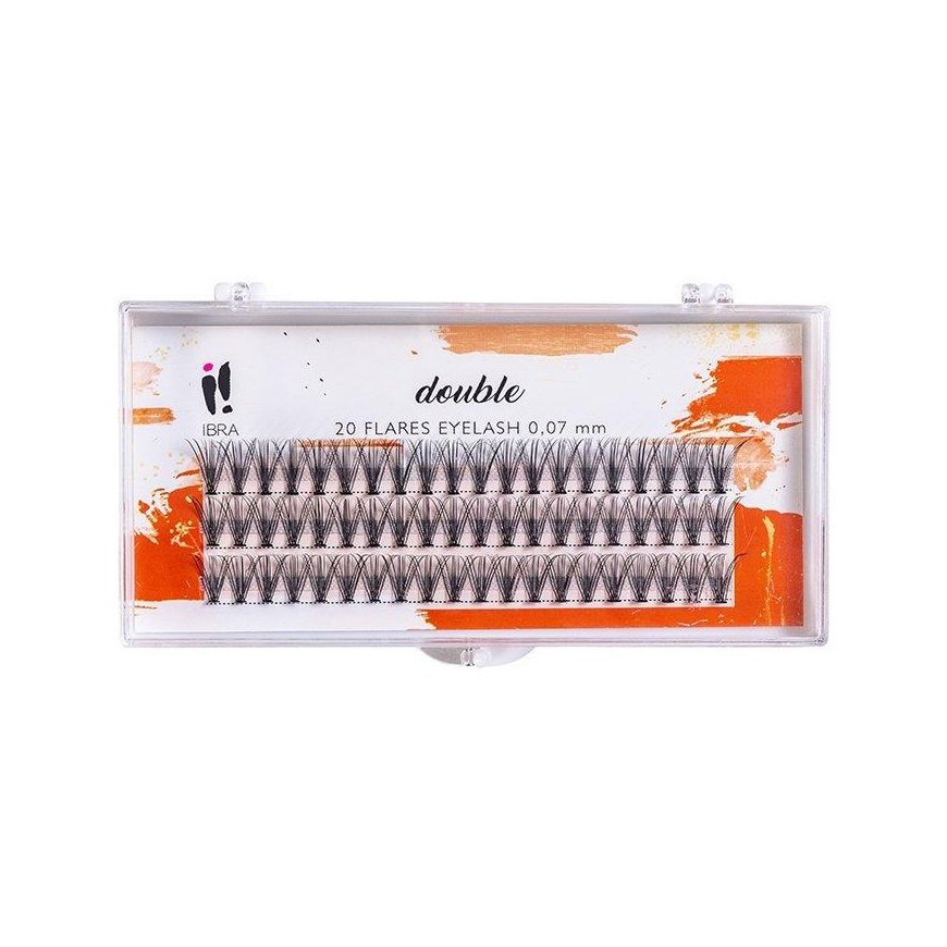 Ibra Double Black Eyelash Clusters