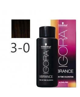 Schwarzkopf Igora Vibrance Tone On Tone juuksevärv 60ml - 3-0