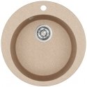Stone resin sink HELIKA Clarus SR100W, Silicsana color: Sand | brownish yellow 110 Stone resin sink HELIKA Clarus SR100W, Silicsana color: Sand | brownish yellow 110