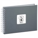 Hama Fine Art photo album Grey 50 sheets 10 x 15 cm Spiral binding