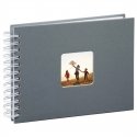 Hama Fine Art foto albums & papīra aizsardzības pārklājums Pelēks 50 lapas 10 x 15 cm Spirāles iesēj