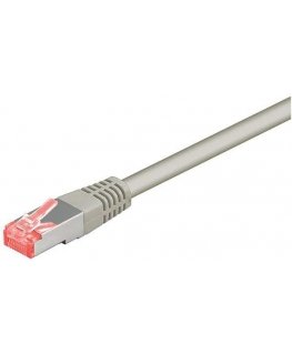 LAN S/FTP patch cables, Cat.6, RJ45 M - RJ45 M, 7 m, shielded, LSOH, bulk, economical