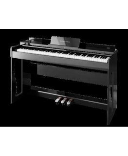 Digitaalinen piano Kruger & Matz KMDP-135, väri musta kiiltävä.