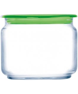 Stiklainis kaanega Plano 500 ml roheline LUMINARC