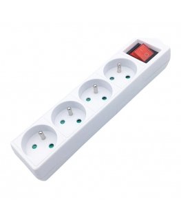 Connect It Konnoc DX-4FS 2m 4-outlet power strip with switch
