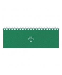 Memo Eco 2026 Timer Calendar, 290 x 110 mm, cardboard, green color.