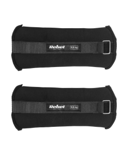 Ankle and wrist weights 2x0.5kg, REBEL ACTIVE