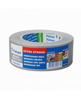 Iepakojuma lente FOLSEN Ortakis, 48 mm x 50 m, pelēka krāsa, PE
