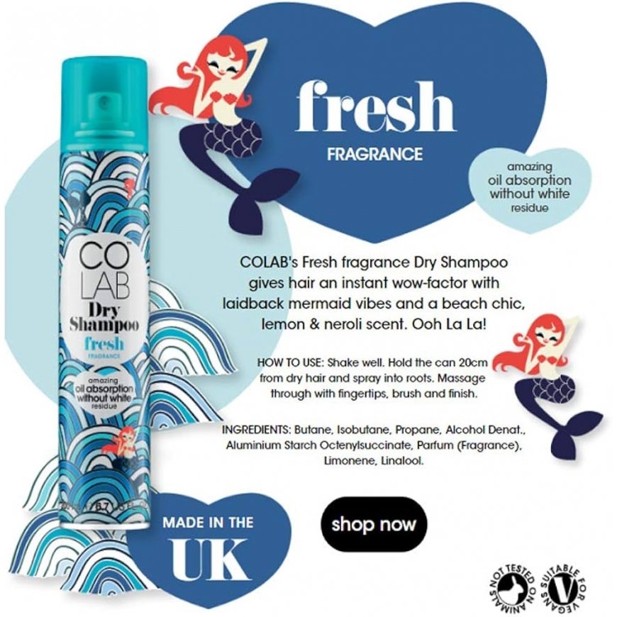 Colab FRESH kuivad šampoon 200 ml – 2