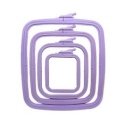 Nurge Kvadratiniai (Stačiakampiai) Plastikiniai Lankeliai 14.5*16.5 cm (lavender) 170-12LI Nurge Kvadratiniai (Stačiakampiai) Plastikiniai Lankeliai 14.5*16.5 cm (lavender) 170-12LI