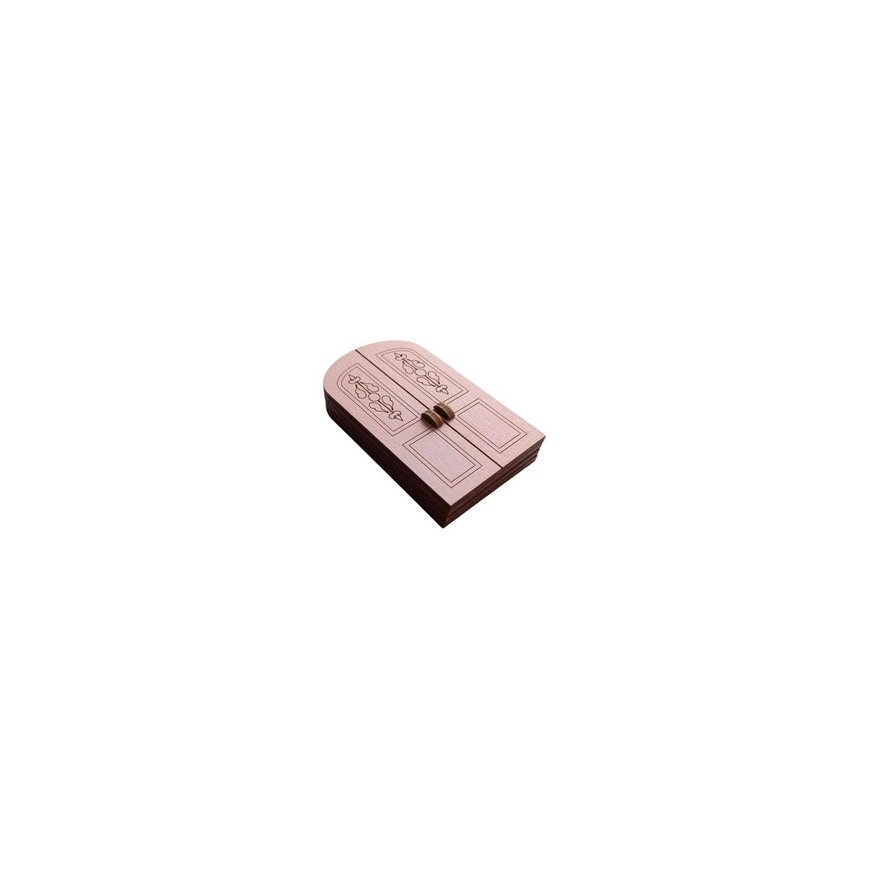 Kind Fox by Wizardi Yuliya Ausianikava ind. veikla pgl. pazyma Nr. 1201908 Puidust nõelakott. Boho Brown KF056/111B – 2
