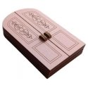 Kind Fox by Wizardi Yuliya Ausianikava ind. veikla according to certificate No. 1201908 Wooden needle case. Boho Brown KF056/111 Kind Fox by Wizardi Yuliya Ausianikava ind. veikla according to certificate No. 1201908 Wooden needle case. Boho Brown KF056/111