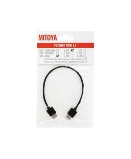 Mitoya HDMI Cable - 30cm HDMI to Mini HDMI 8K 60Hz 4K 120Hz Gold Plated