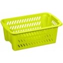 Storage Solutions Plastic Storage Basket, 24 x 16 x 14 cm Storage Solutions Plastic Storage Basket, 24 x 16 x 14 cm