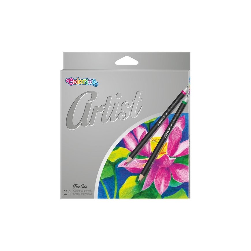 Värvilised pliiatsid, ümmargused COLORINO Artist, 24 värvi, ümmargused – 2