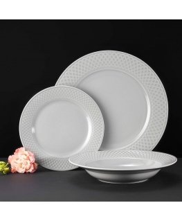 Desert plate Sonia 19 cm grey AMBITION